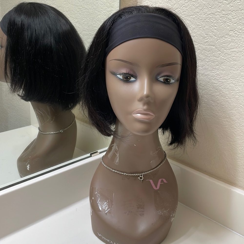 Short Headband Wig